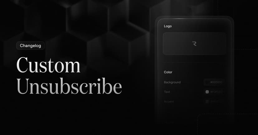 Custom Unsubscribe